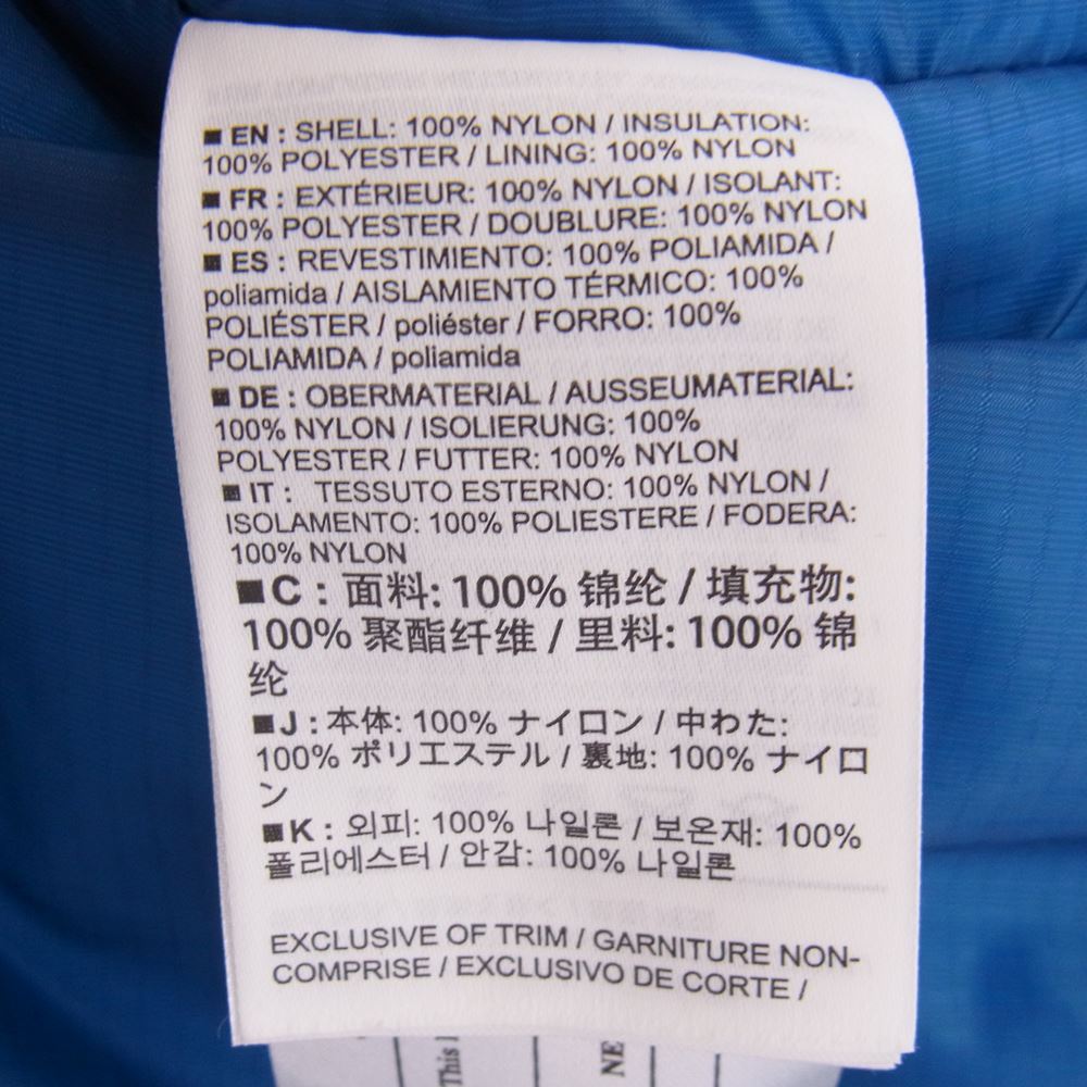 ARC'TERYX アークテリクス 22AW 25688 国内正規品 NUCLEI SV PARKA ニュークレイ パーカー フーディー 中綿 ジャケット ライトブルー系 S【中古】