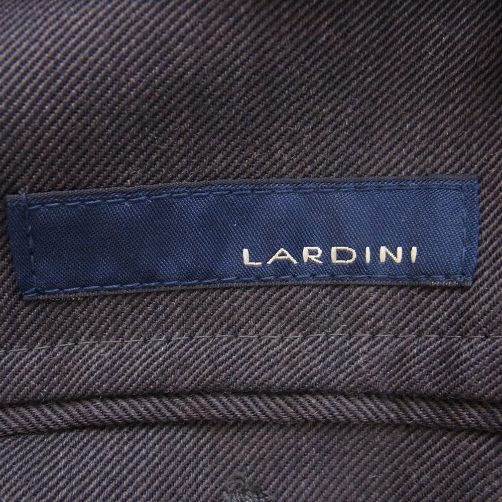 LARDINI ラルディーニ JH801AQ 3B 段返り ウール セットアップ ジャケット パンツ ブラック系 190 【中古】