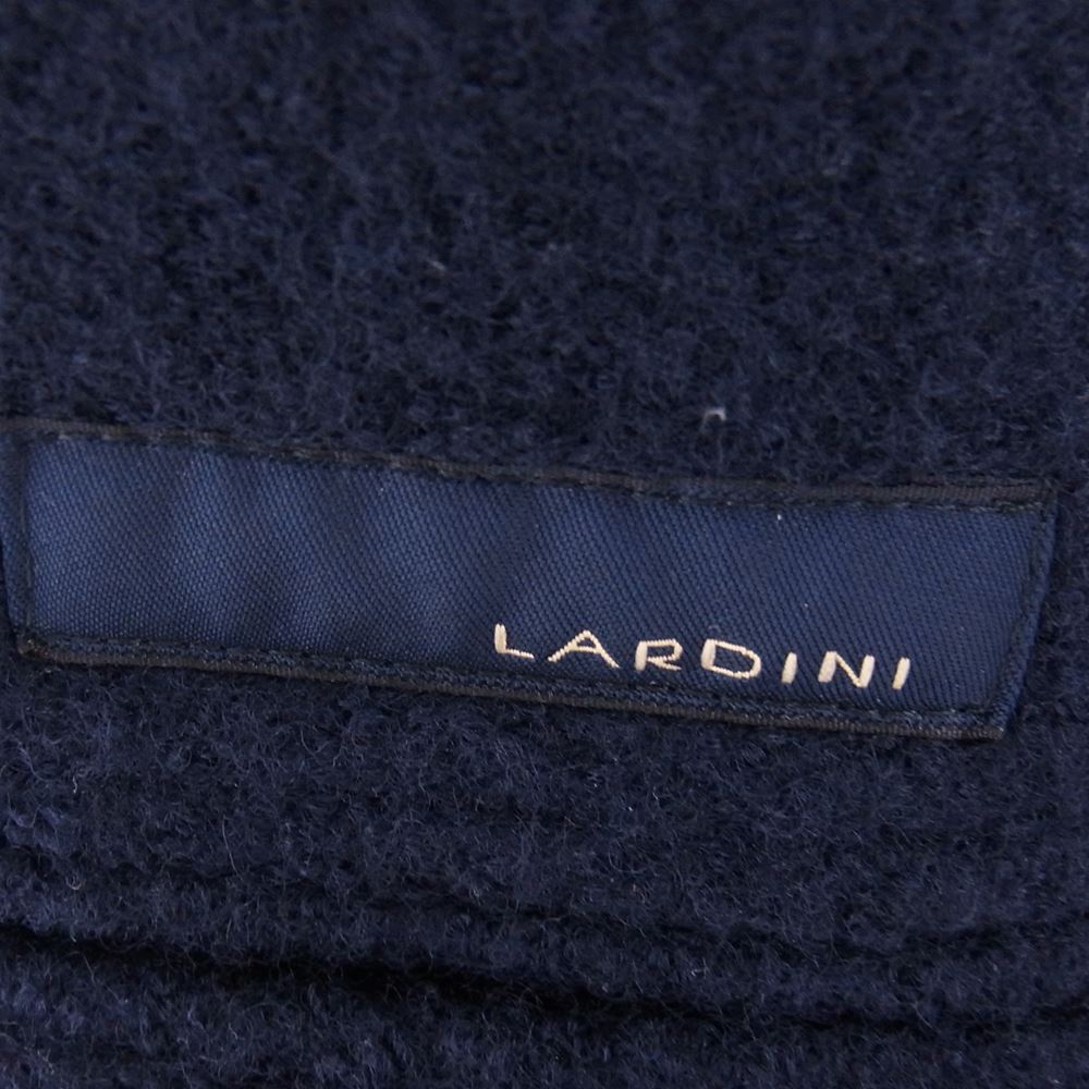 LARDINI ラルディーニ JF23177AQATC 3B 段返り ウール チェスター コート ネイビー系【中古】