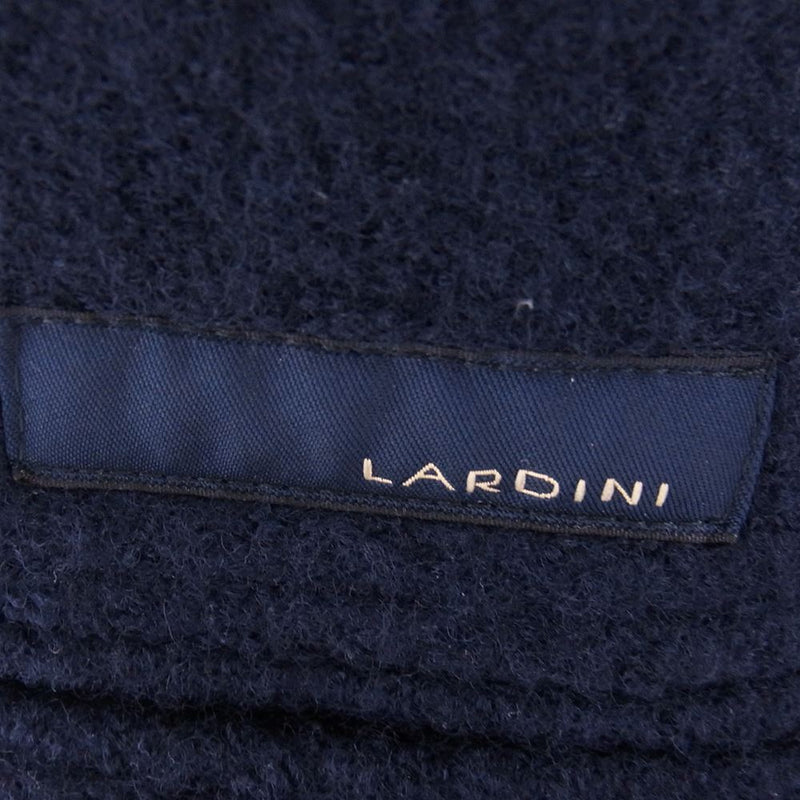 LARDINI ラルディーニ JF23177AQATC 3B 段返り ウール チェスター コート ネイビー系【中古】