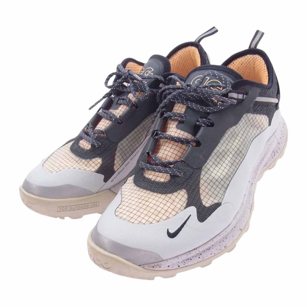 NIKE ナイキ DC8296-001 ACG AIR NASU 2 GREY FOG AGC エア ナス 2 グレイ フォグ スニーカー グレー系 オレンジ系 27cm【中古】