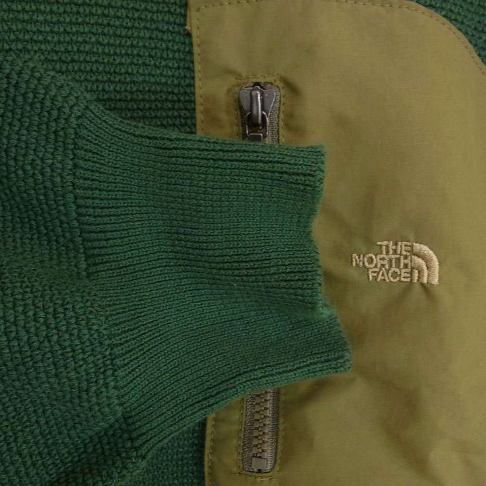 THE NORTH FACE ノースフェイス NT6100N PURPLE LABEL PACK FIELD SWEATER パック フィールド セーター グリーン系 M【中古】