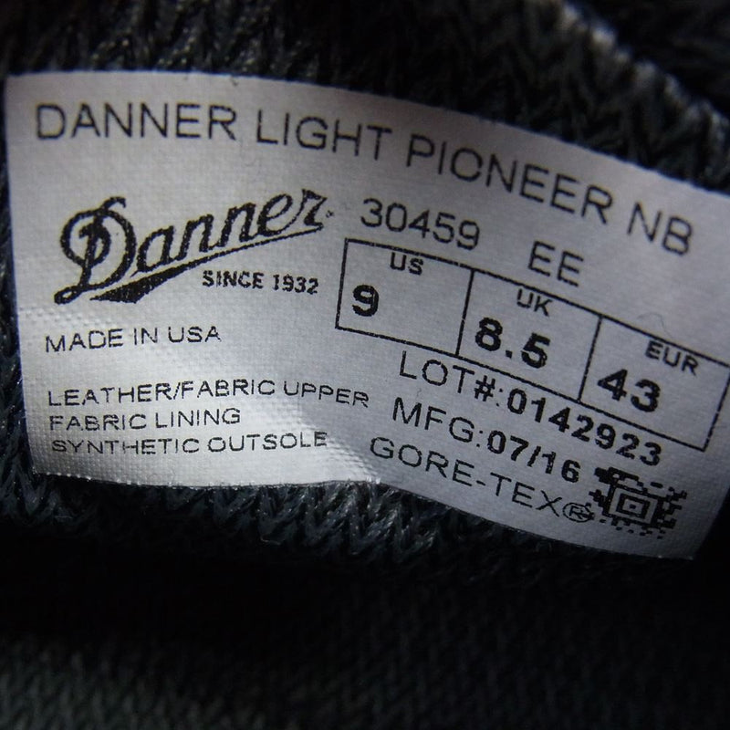 Danner ダナー 30459 × New Balance GORE-TEX DANNER LIGHT PIONEER ダナー ライト パイオニア ブーツ マルチカラー系 US9EE【中古】