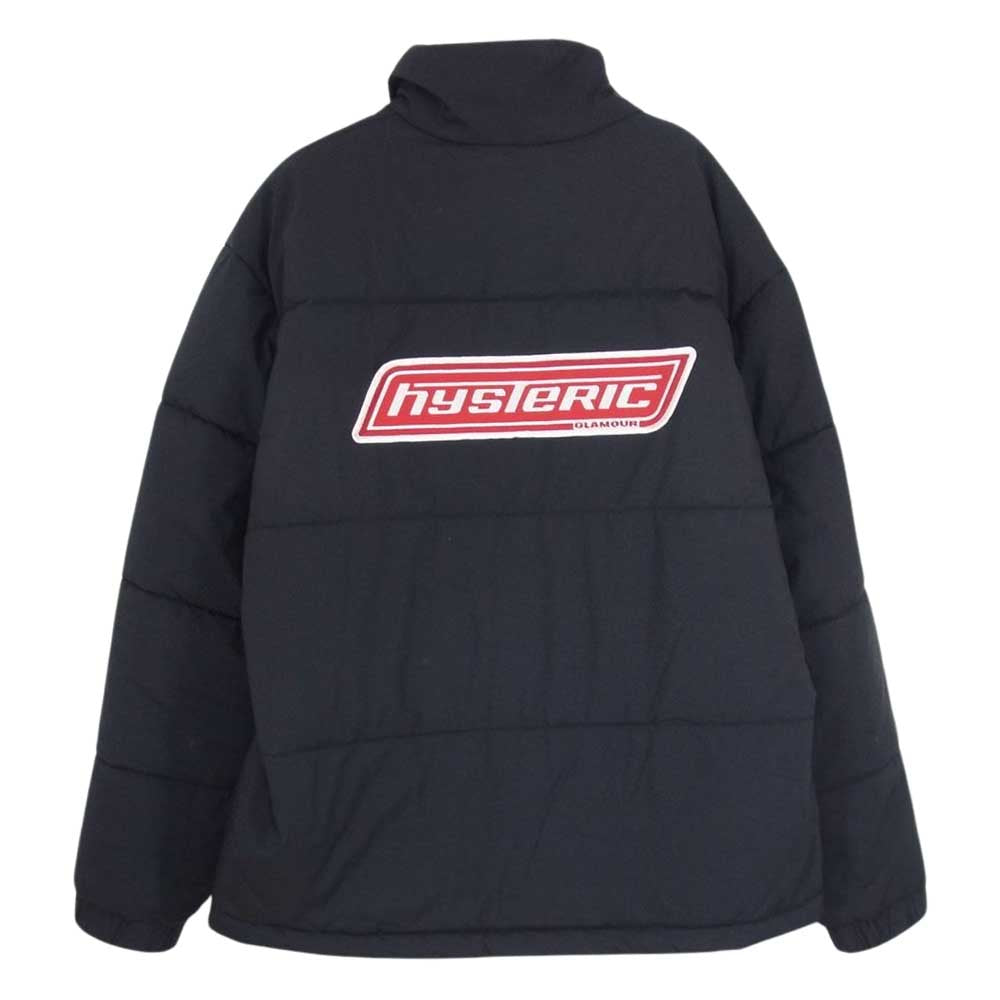 HYSTERIC GLAMOUR ヒステリックグラマー 02223AB18 HYS OVAL アップリケ スタンドカラー ジャケット ブラック系 M【美品】【中古】