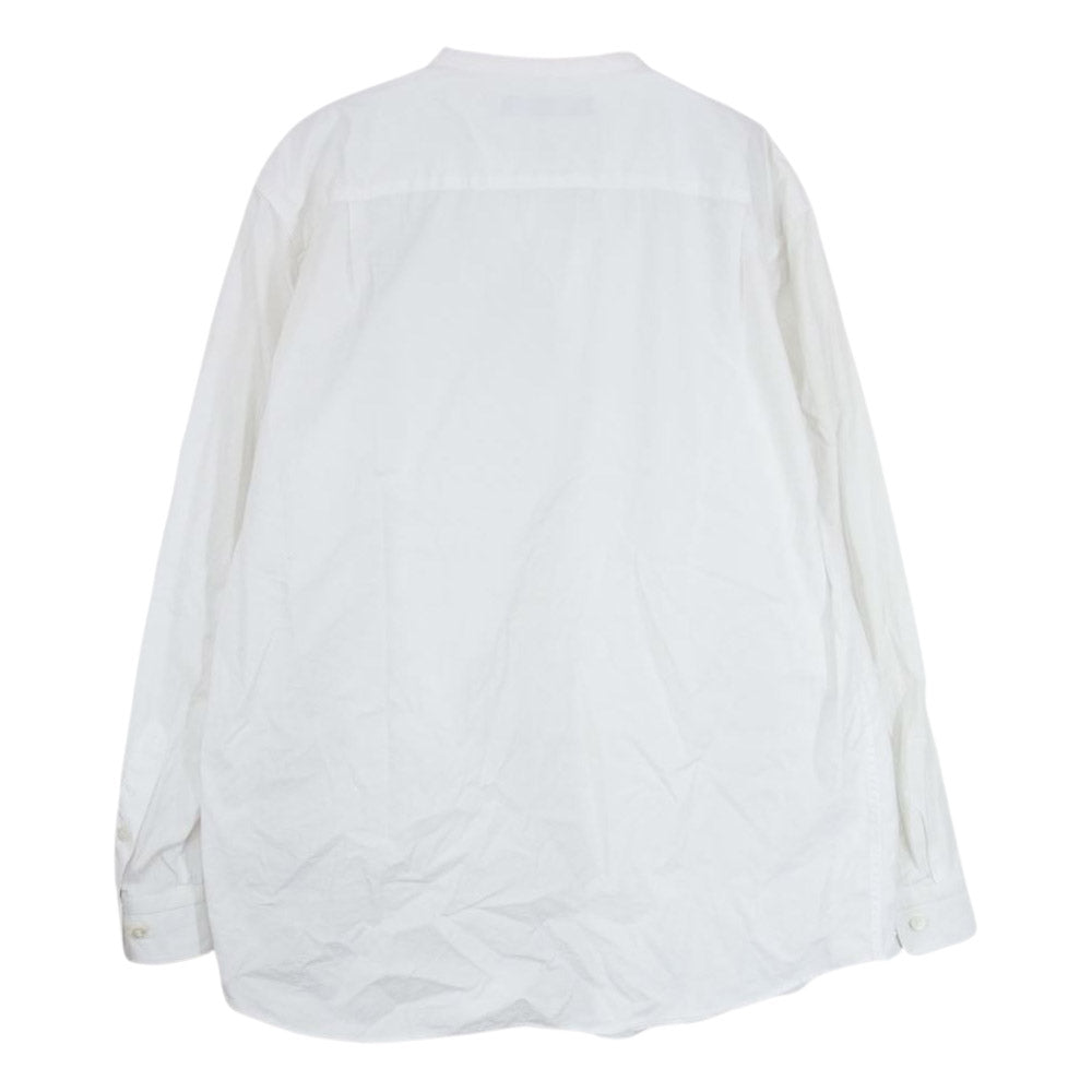 ISSEY MIYAKE イッセイミヤケ MF63FJ026 MEN メン ノーカラー 長袖 ドレスシャツ ホワイト系 3【中古】