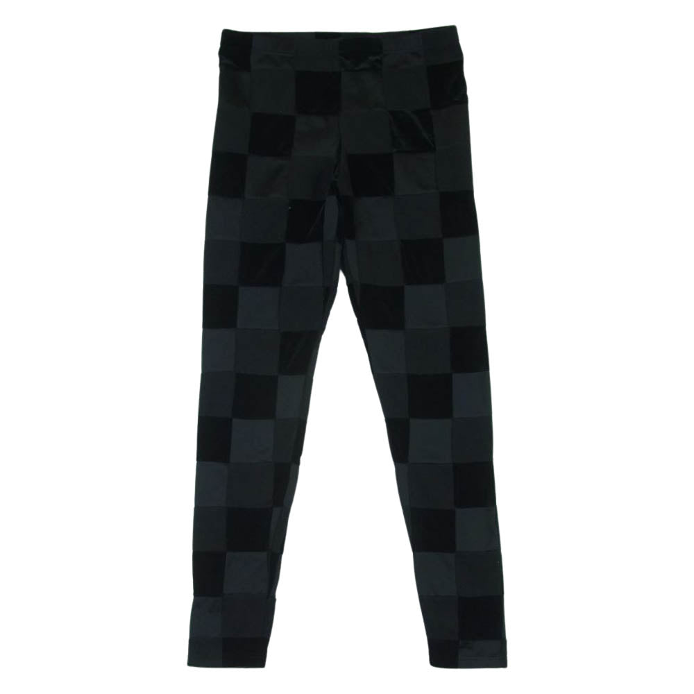 COMME des GARCONS HOMME PLUS コムデギャルソンオムプリュス 20AW PF-T050 チェック パッチワーク ジョガー レギンス パンツ ブラック系 グレー系 L【中古】