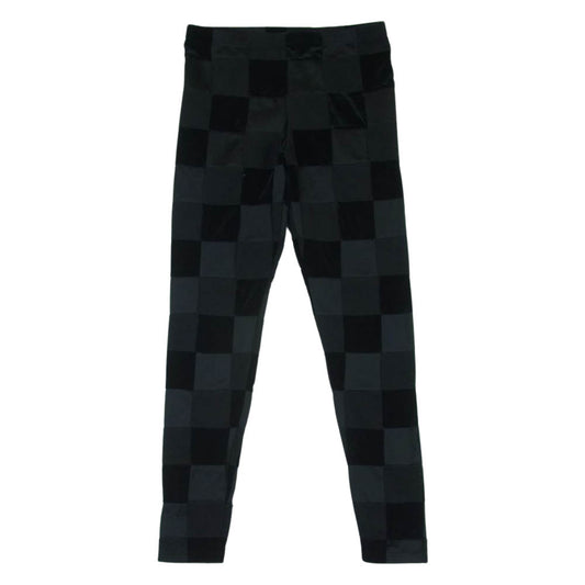 COMME des GARCONS HOMME PLUS コムデギャルソンオムプリュス 20AW PF-T050 チェック パッチワーク ジョガー レギンス パンツ ブラック系 グレー系 L【中古】