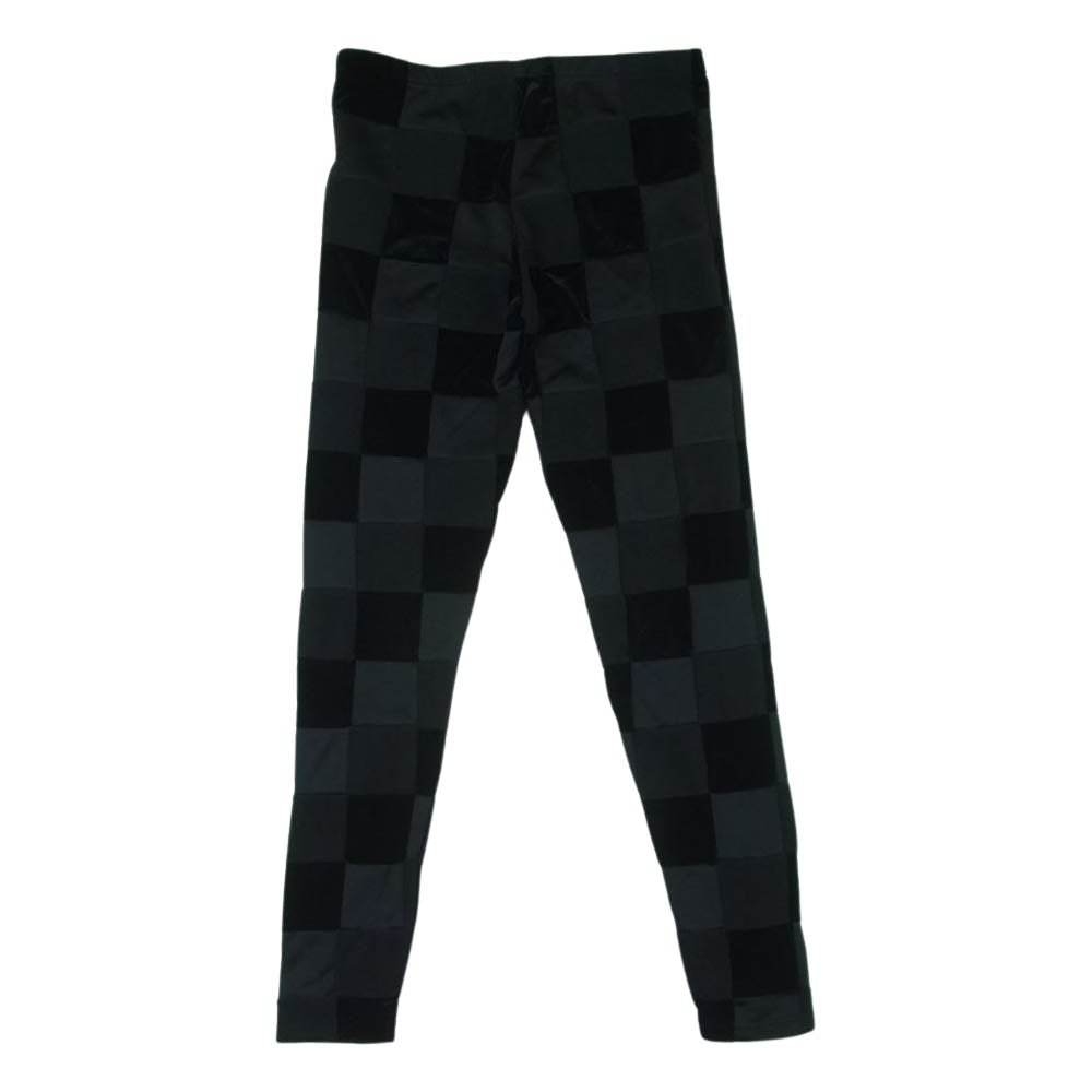 COMME des GARCONS HOMME PLUS コムデギャルソンオムプリュス 20AW PF-T050 チェック パッチワーク ジョガー レギンス パンツ ブラック系 グレー系 L【中古】