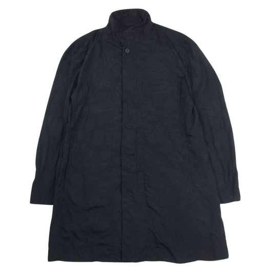 ISSEY MIYAKE イッセイミヤケ ME71FA246 MEN メン 製品加工 襟変形 長袖 ロング ドレスシャツ ブラック系 2【中古】