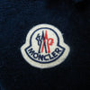MONCLER モンクレール G20918G00020 MAGLIA マグリア ロゴ型押し クルーネック スウェット トレーナー ネイビー系 XL【中古】
