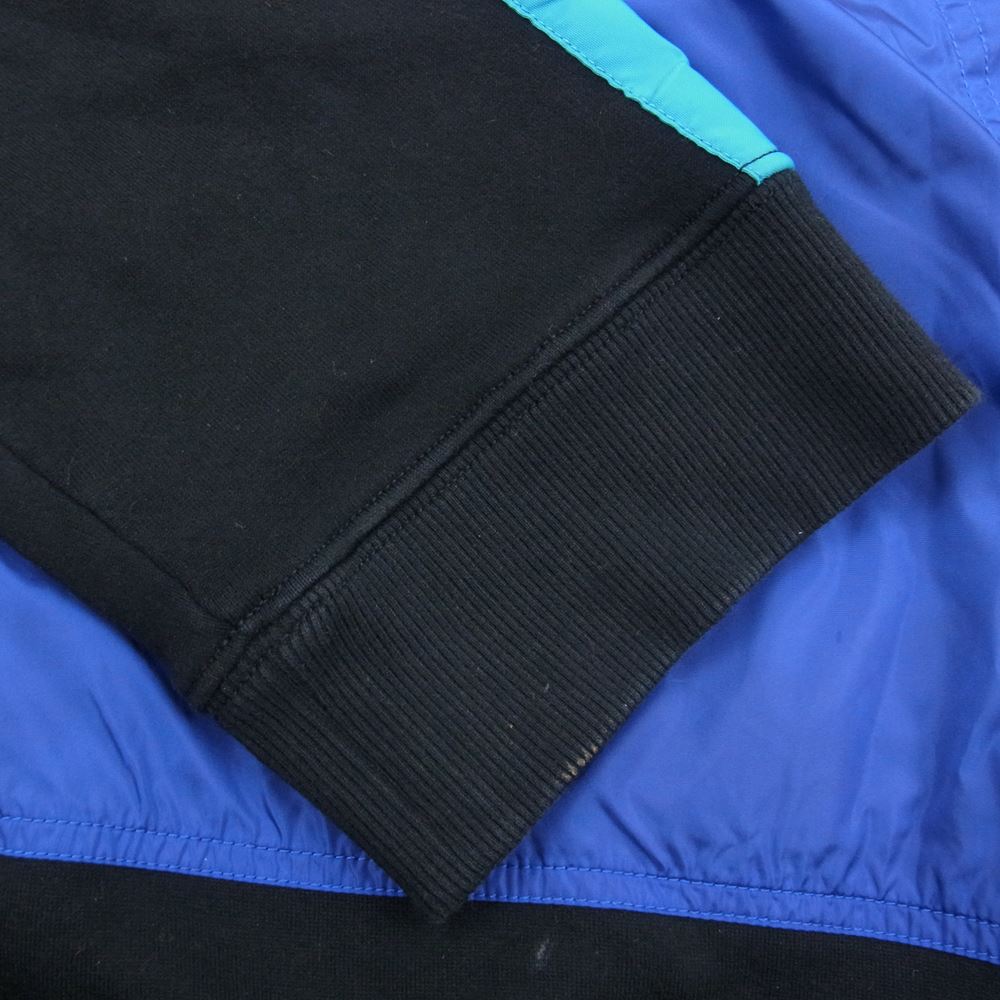 VALENTINO ヴァレンティノ 21AW WV3MF18L7GU ラバーパッチ サイドライン クルーネック スウェット トレーナー ブラック系 XL【中古】