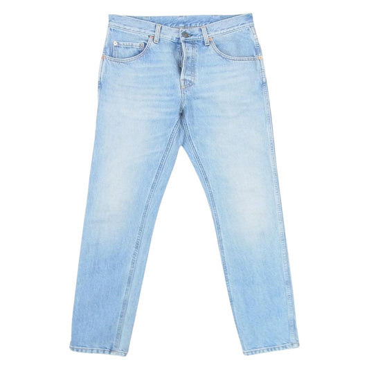 GUCCI グッチ 681289 ホースビットディテール付き クラシック テーパード デニムパンツ インディゴブルー系 32【中古】