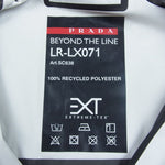 PRADA プラダ 21AW LR-LX071 BEYOND THE LINE リサイクル テクニカル 止水ジップ シェル ジャケット ホワイト系 M【中古】