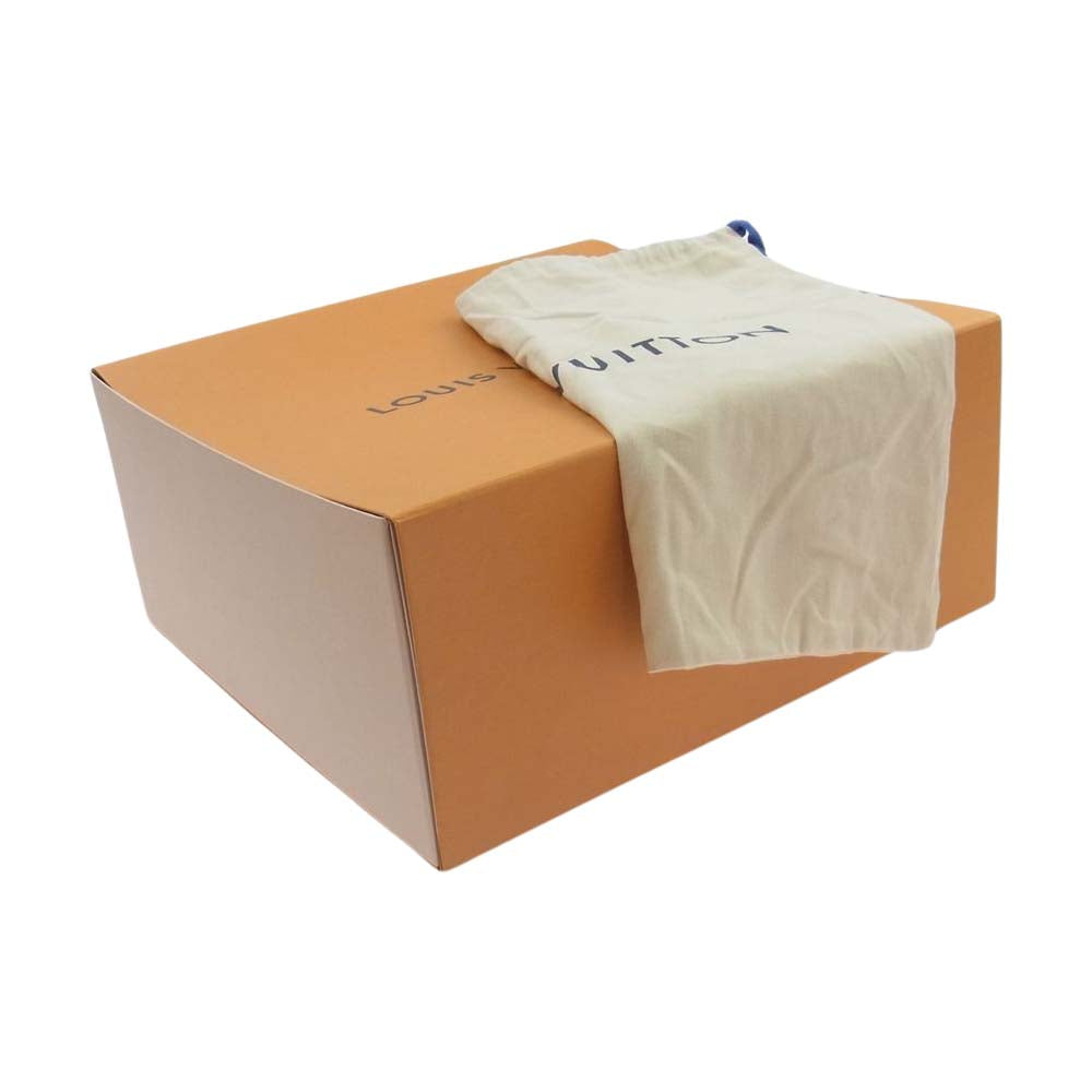 LOUIS VUITTON ルイ・ヴィトン 1A9FE3 LVボールド ライン アンクル モノグラム サイドゴア ブーツ ブラック系 8【中古】