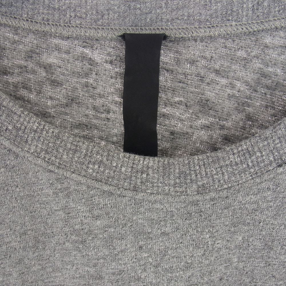 CHROME HEARTS クロムハーツ（原本無） 国内正規品 SWTSHRT GRP Y NOT-U-OVRSZD グループワイノット レザークロスパッチ オーバーサイズ スウェット トレーナー グレー系 XL【中古】