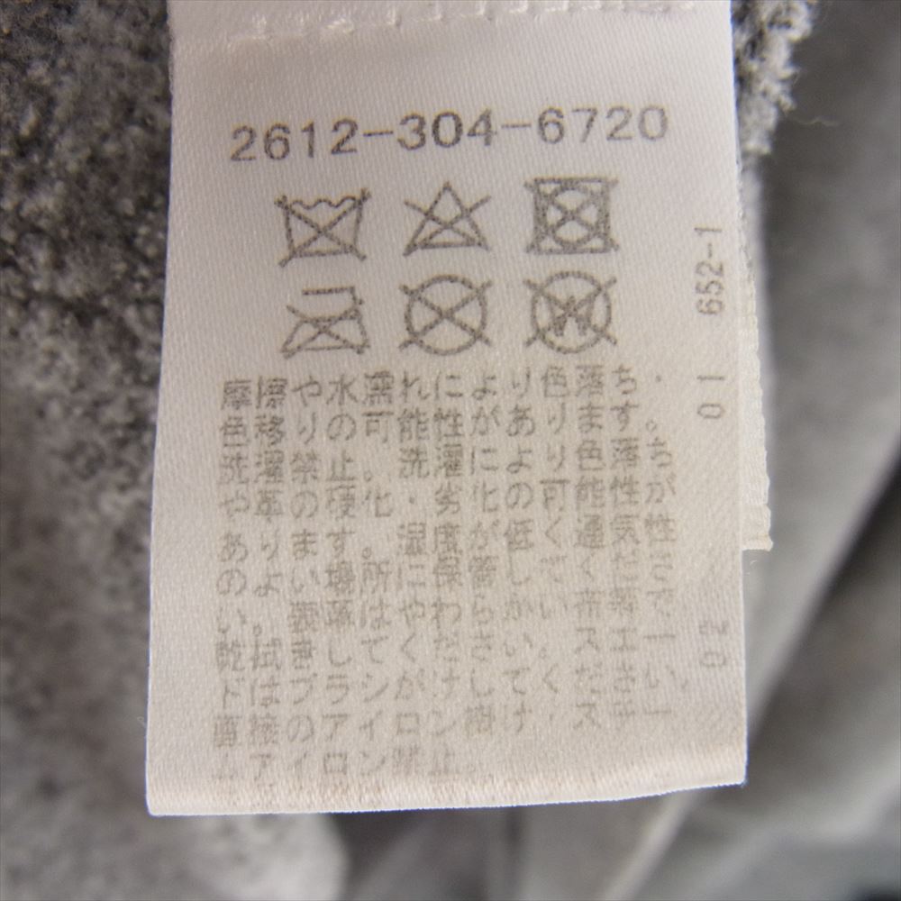 CHROME HEARTS クロムハーツ（原本無） 国内正規品 SWTSHRT GRP Y NOT-U-OVRSZD グループワイノット レザークロスパッチ オーバーサイズ スウェット トレーナー グレー系 XL【中古】