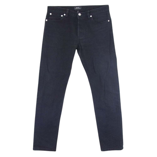 A.P.C. アーペーセー PETIT NEW STANDARD ストレッチ スキニー デニム パンツ ジーンズ ブラック系 30【中古】
