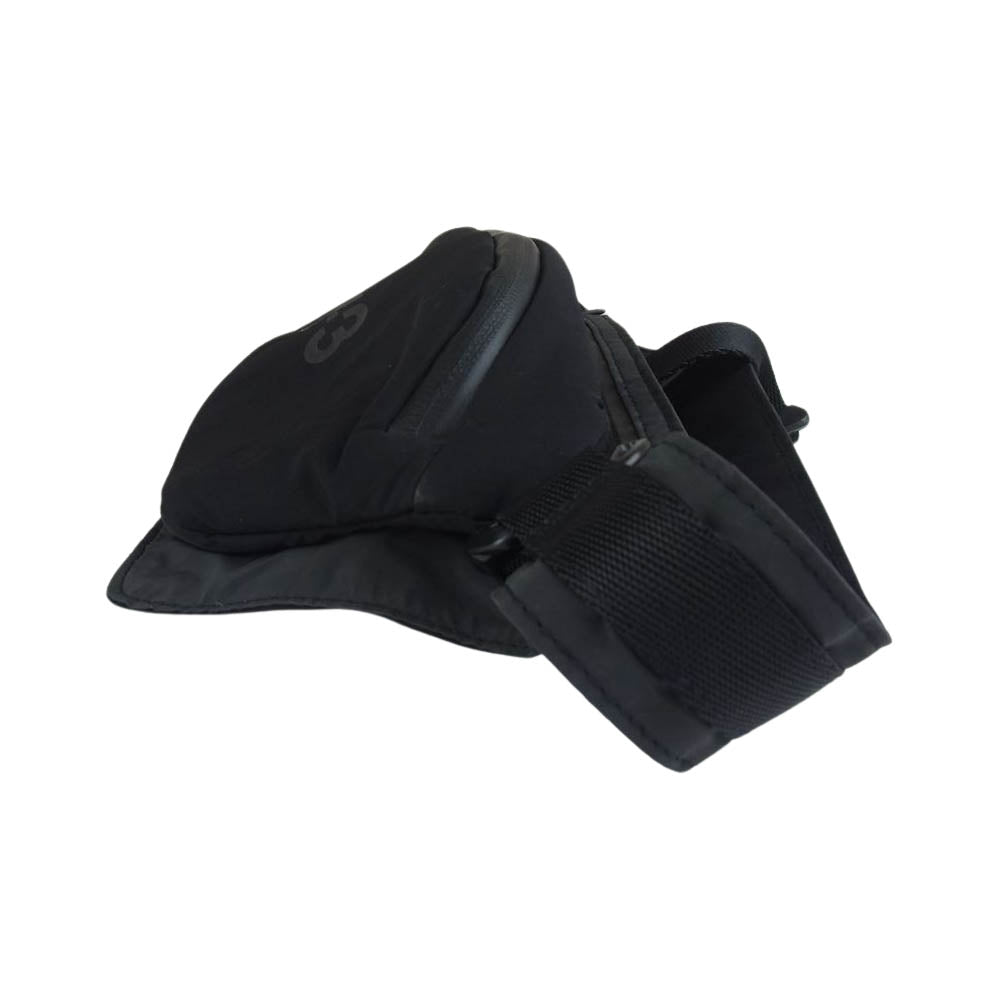 Y-3 Yohji Yamamoto ワイスリー ヨウジヤマモト GK2088　 CH1 REFLECTIVE BELT BAG リフレクティブ ベルト バッグ ロゴ ウエスト ショルダー ブラック系【中古】