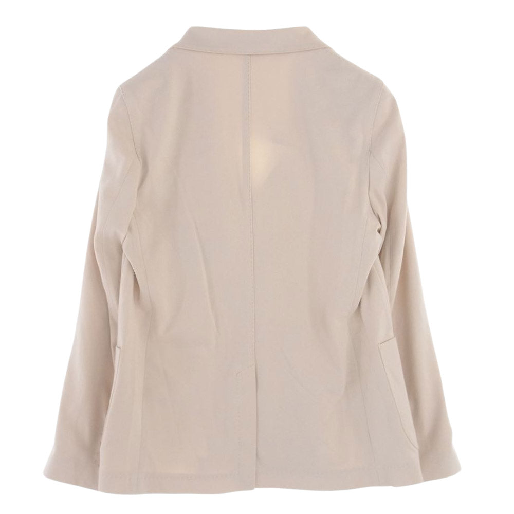 チルコロ 20SS CN2523  鹿の子 ジャージ 2B ダブル テーラード ジャケット オフホワイト系 50【中古】