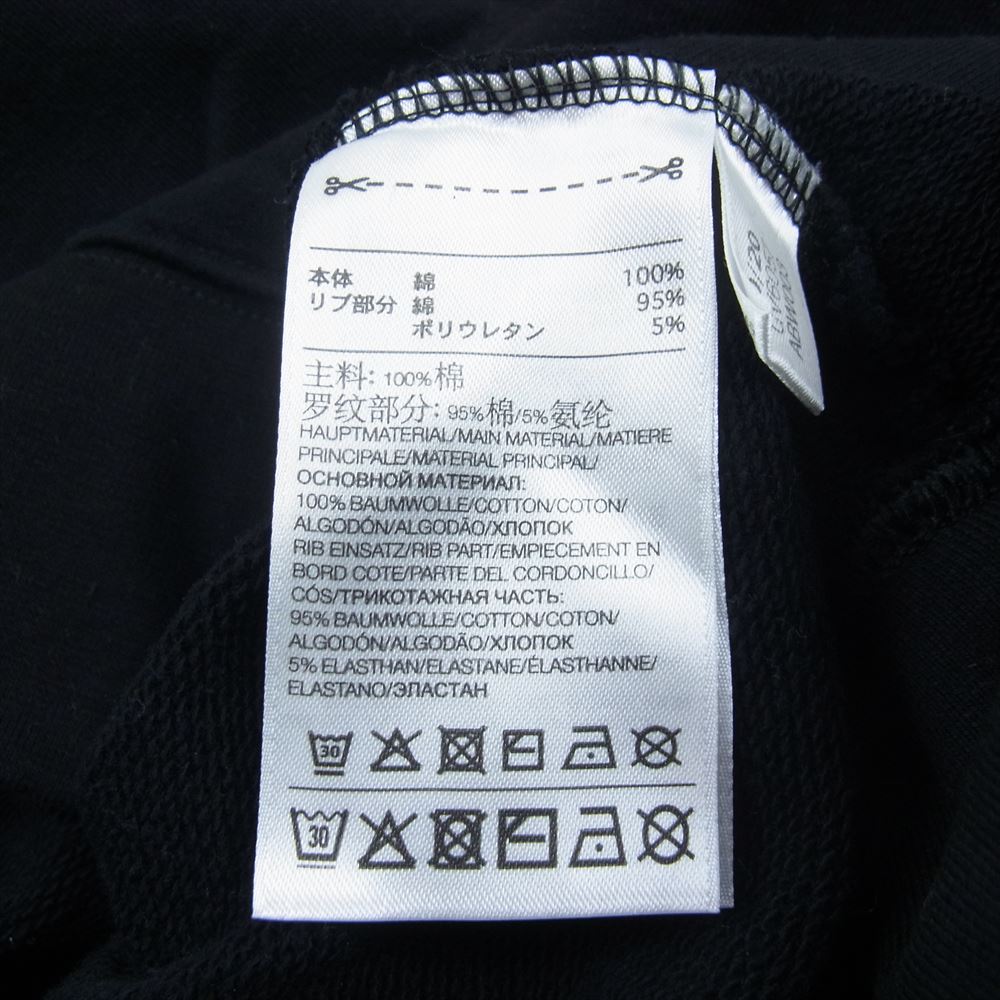 Y-3 Yohji Yamamoto ワイスリー ヨウジヤマモト ABW003 SQUARE LABEL GRAPHIC CREW SWEATSHIRT スクエア レーベル グラフィック クルー スウェット ブラック系 M【中古】
