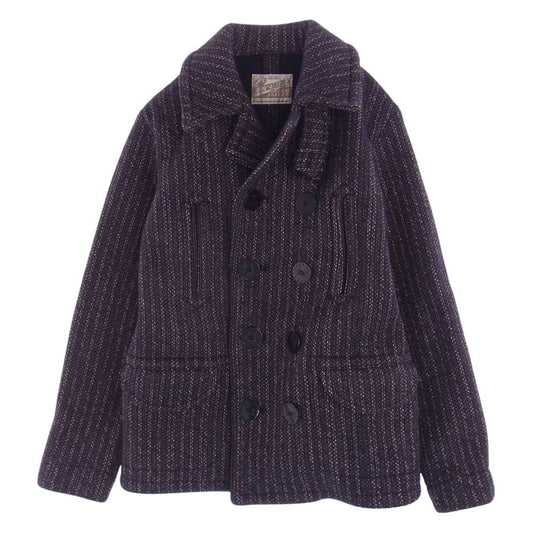 BROWNS'S BEACH ブラウンズビーチ BBJ8-007 FULLCOUNT フルカウント P-COAT Pコート ダークネイビー系 42【中古】
