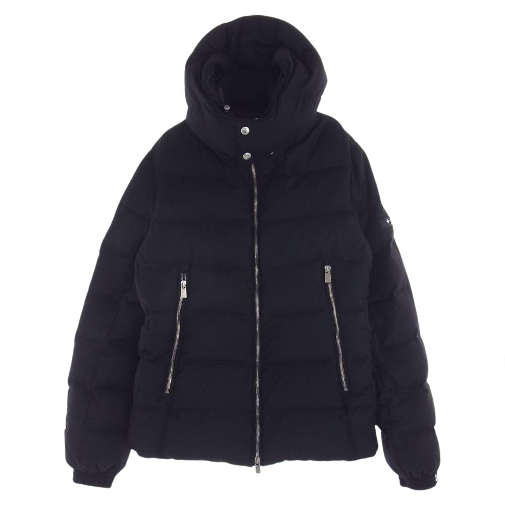 TATRAS タトラス MTA20A4289 DOMIZIANO ドミツァーノ Rライン ダウン ジャケット ウール シルク混 ハイネック ジップアップ ブラック系 3【中古】