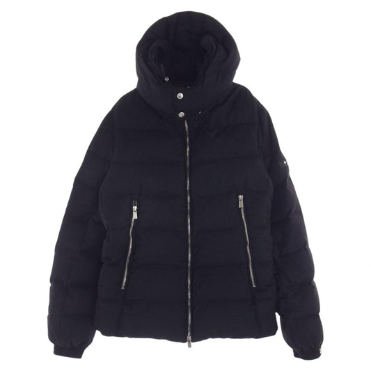 TATRAS タトラス MTA20A4289 DOMIZIANO ドミツァーノ Rライン ダウン ジャケット ウール シルク混 ハイネック ジップアップ ブラック系 3【中古】