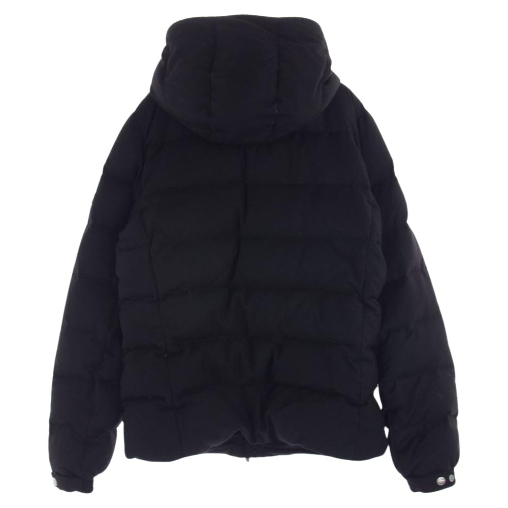 TATRAS タトラス MTA20A4289 DOMIZIANO ドミツァーノ Rライン ダウン ジャケット ウール シルク混 ハイネック ジップアップ ブラック系 3【中古】