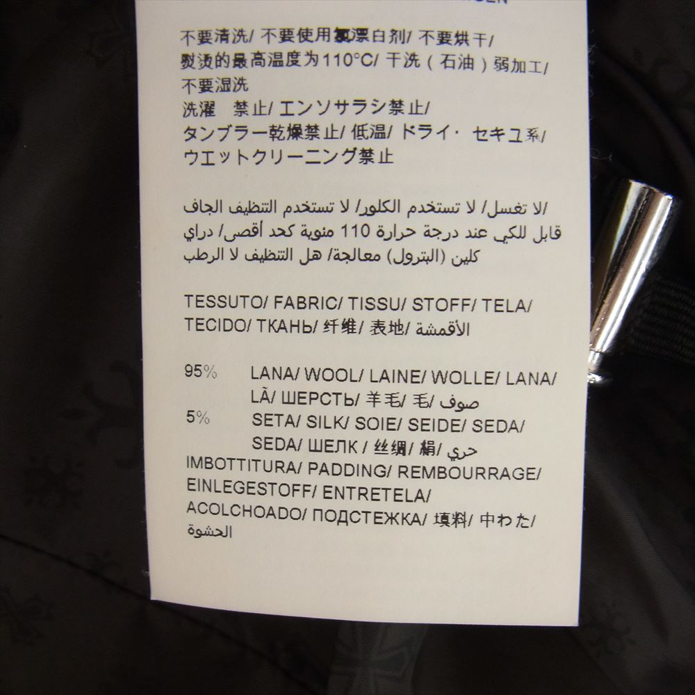 TATRAS タトラス MTA20A4289 DOMIZIANO ドミツァーノ Rライン ダウン ジャケット ウール シルク混 ハイネック ジップアップ ブラック系 3【中古】