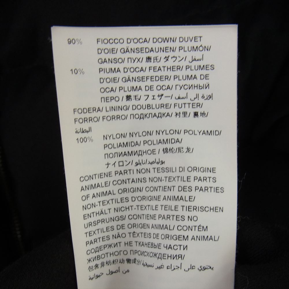 TATRAS タトラス MTA20A4289 DOMIZIANO ドミツァーノ Rライン ダウン ジャケット ウール シルク混 ハイネック ジップアップ ブラック系 3【中古】