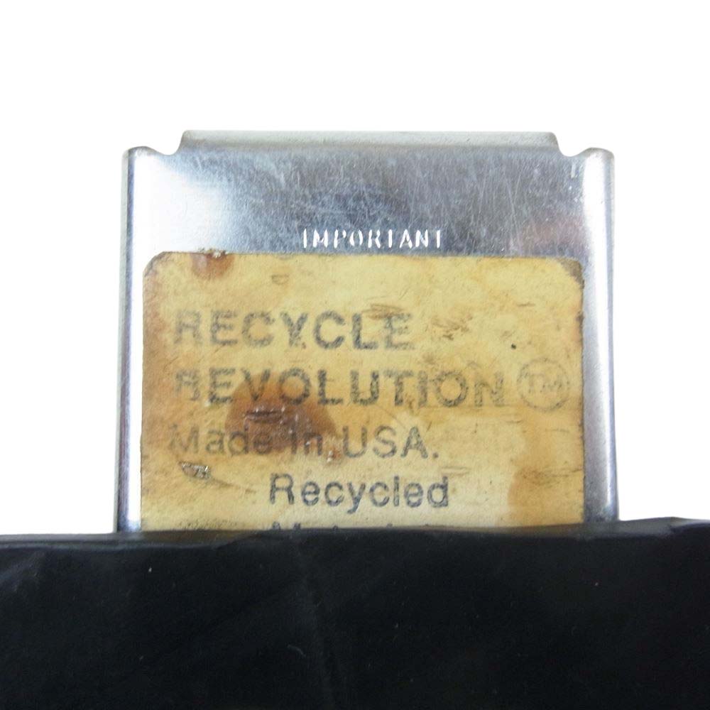リサイクル レボリューション リサイクル ナンバープレート 廃材タイヤ ショルダー バッグ ブラック系【中古】
