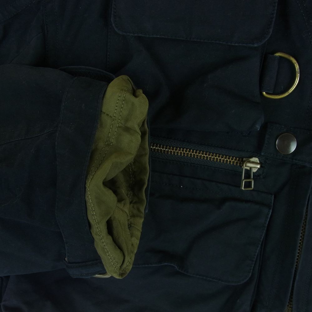 ハロルズギア B-2 A12 SHORT JACKET レディース ショート ジャケット 日本製 ブラック系 F【中古】