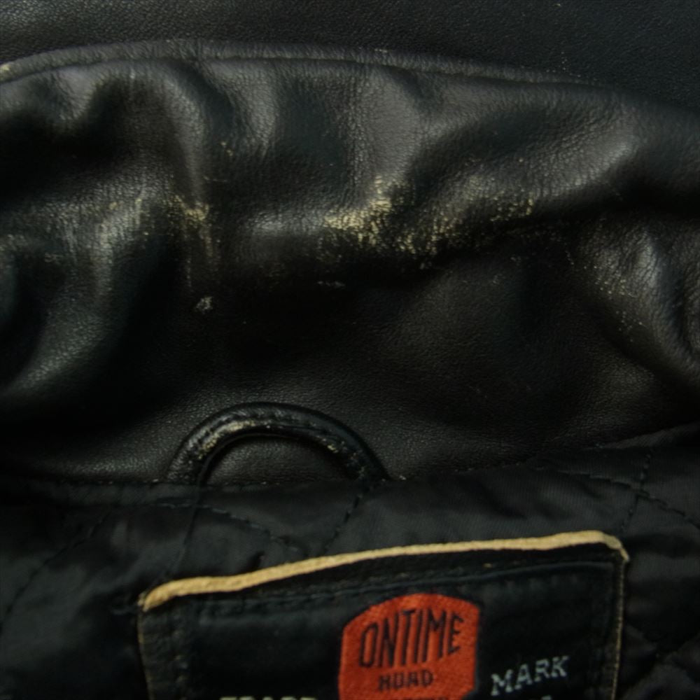 アールビーシー レザー ダブル ライダース ジャケット ブラック系 M【中古】