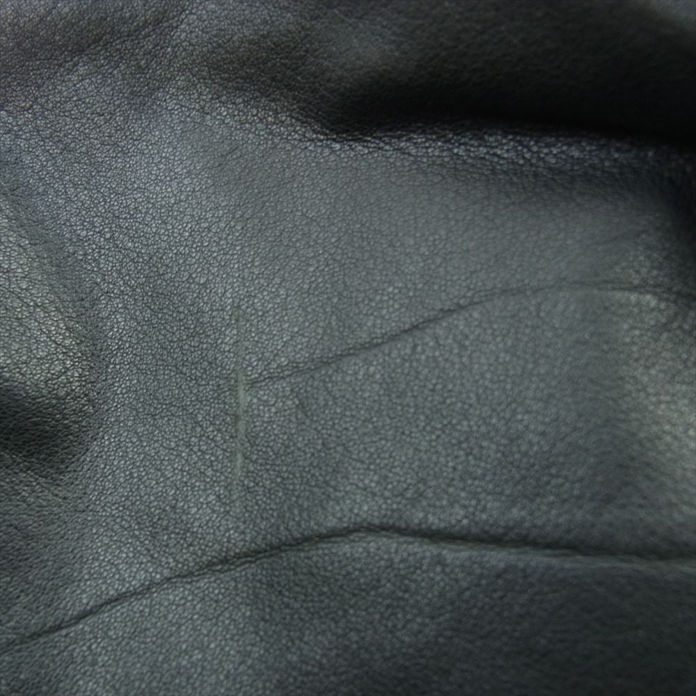 ハロルズギア LEATHER SHORT JACKET レディース レザー ショート ジャケット ブラック系 F【中古】