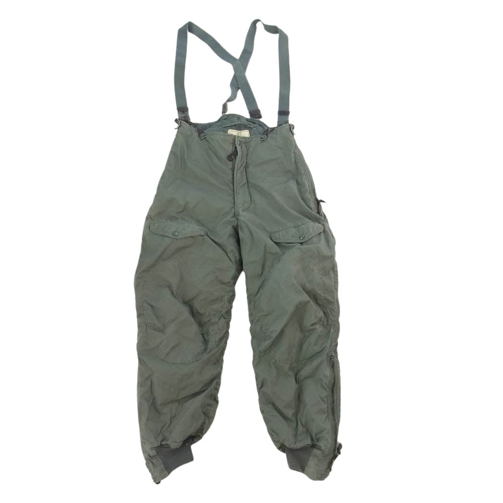 米空軍 ヴィンテージ 80s 実物 CENTRE MFG.CO,INC F-1B フライト パンツ カーキ系 30【中古】