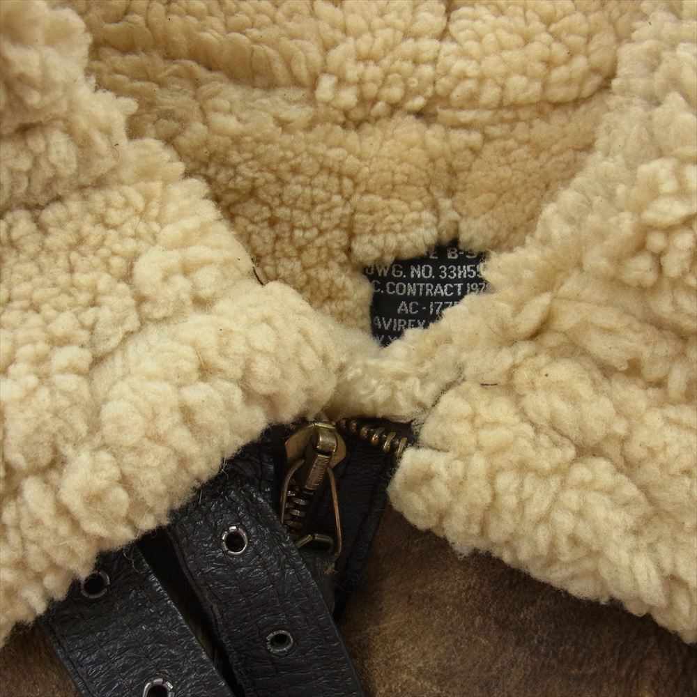 AVIREX アヴィレックス USA製 B-3 ムートン フライト ジャケット