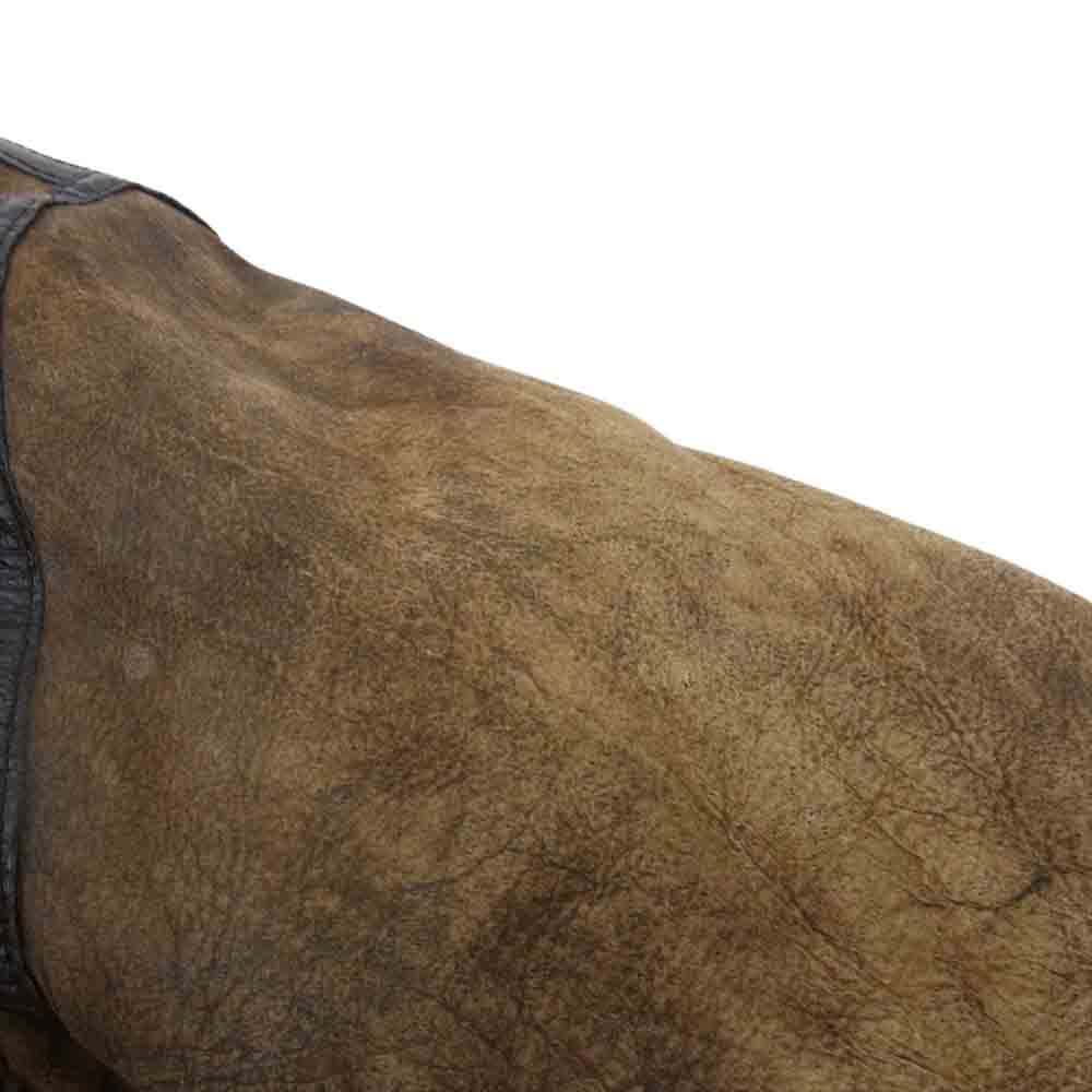 AVIREX アヴィレックス USA製 B-3 ムートン フライト ジャケット ブラウン系 40【中古】