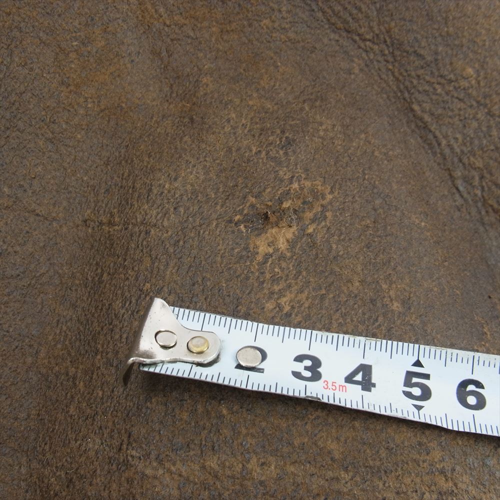 AVIREX アヴィレックス USA製 B-3 ムートン フライト ジャケット ブラウン系 40【中古】