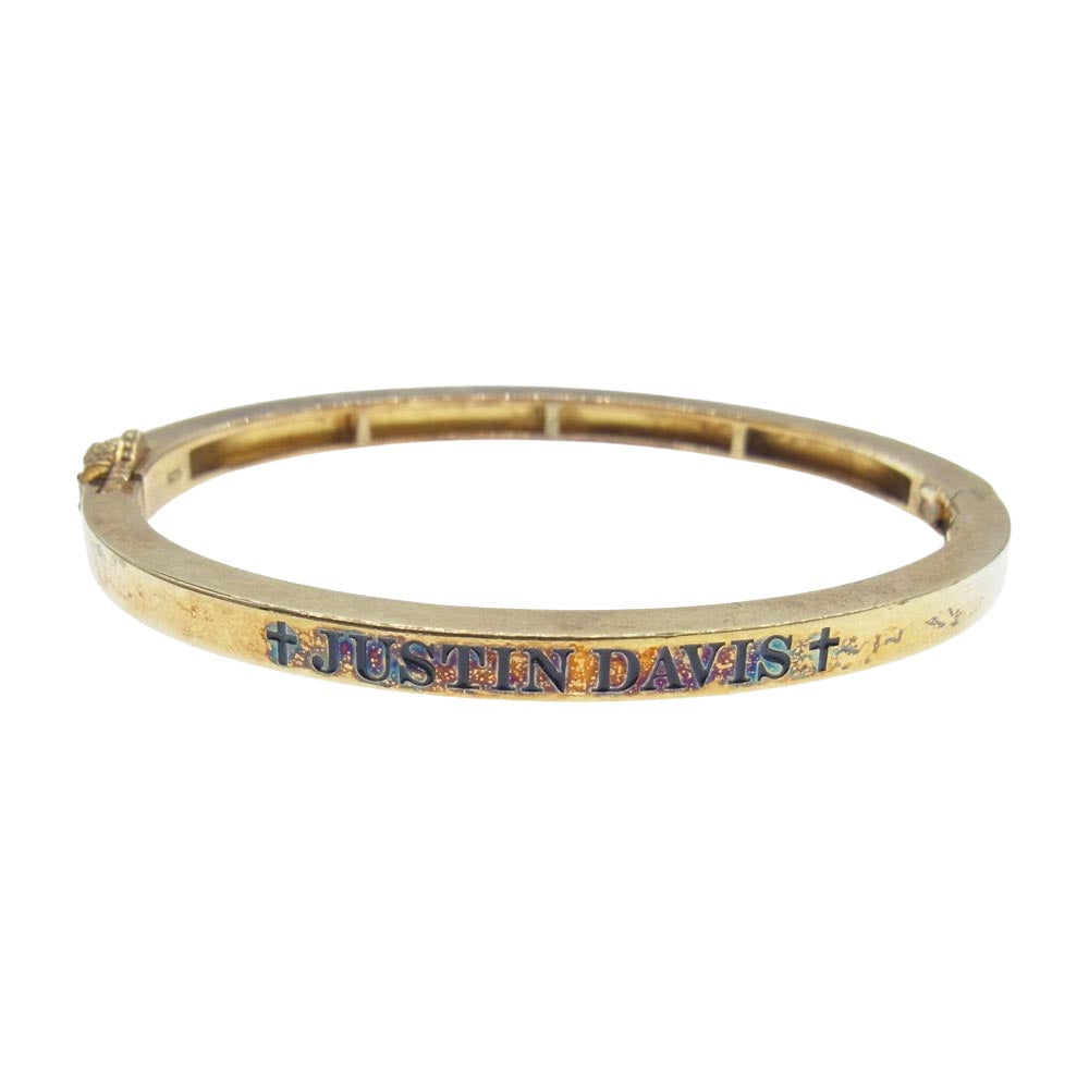 Justin Davis ジャスティンデイビス SBJ838 SUPERB STUDS クラウン スタッズ バングル ブレスレット ゴールド系【中古】