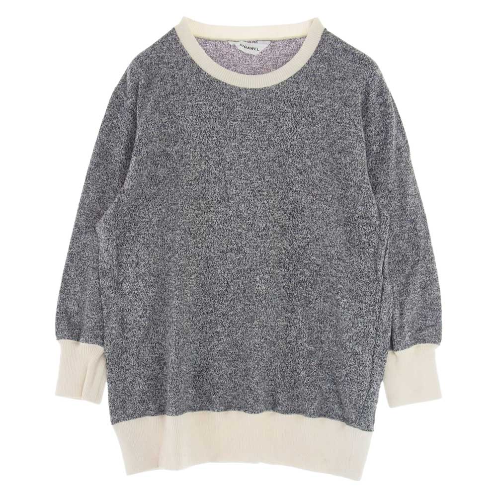 ディガウェル クルーネック ニット セーター グレー系 2【中古】