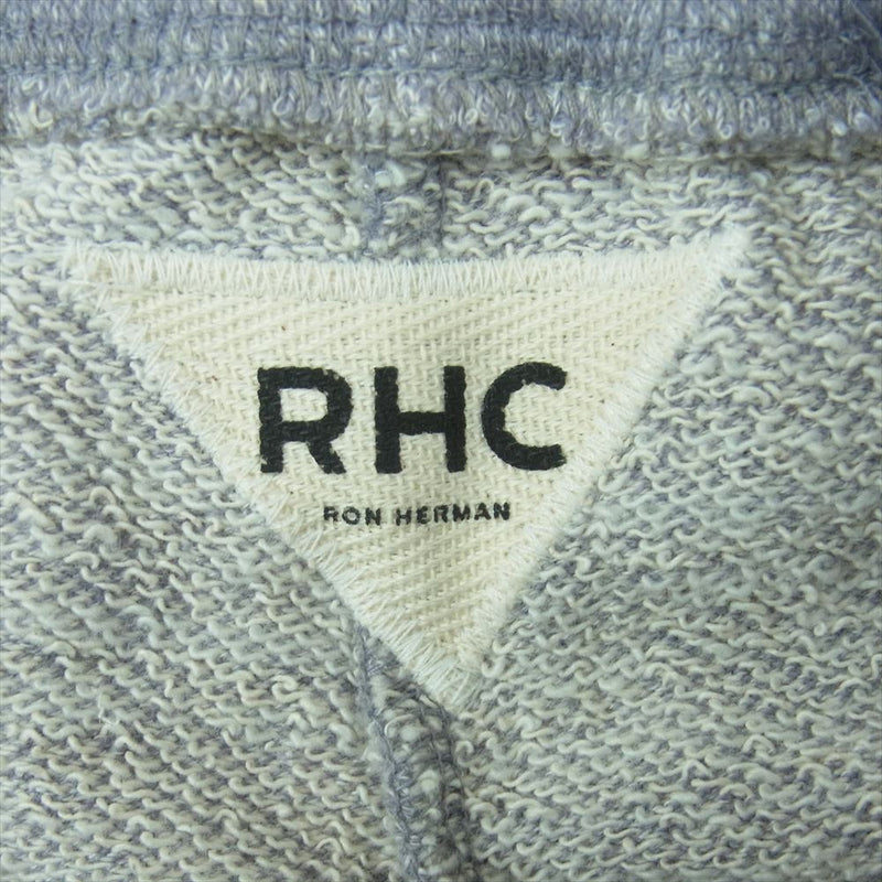 Ron Herman ロンハーマン 412060352-1322 初期ロゴ ドローコード 裾リブ スウェット パンツ 韓国製 グレー系 S【中古】