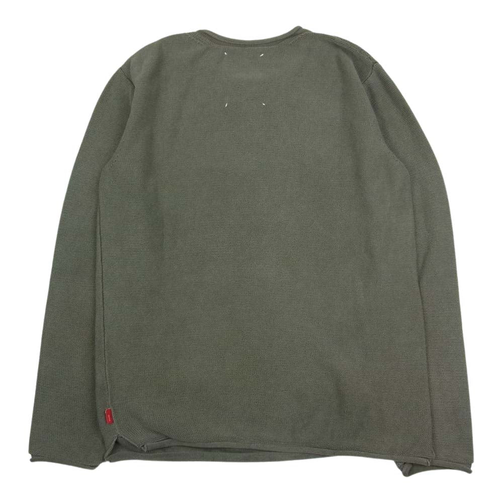 WTAPS ダブルタップス 151MADT-KNM01 AVANT SWEATER WOOL アバント セーター コットン ニット カーキ系 2【中古】