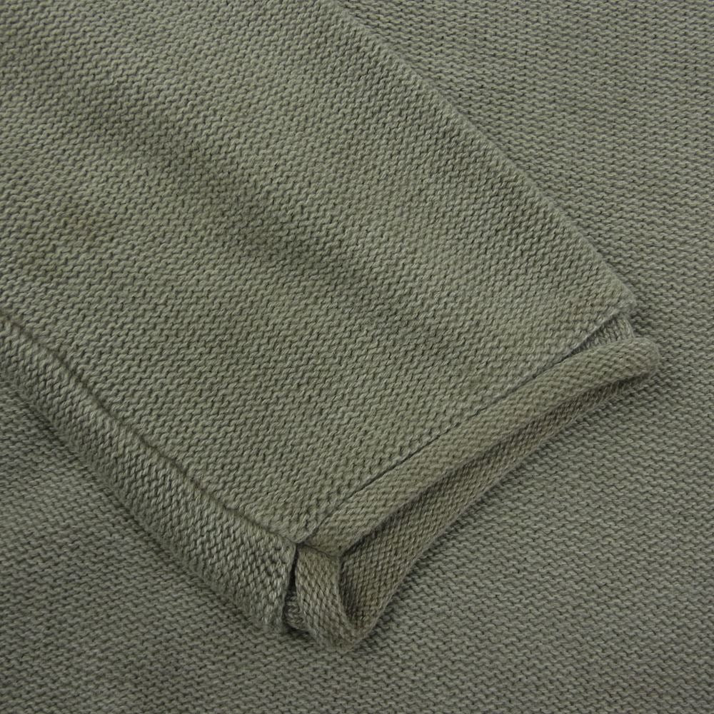 WTAPS ダブルタップス 151MADT-KNM01 AVANT SWEATER WOOL アバント セーター コットン ニット カーキ系 2【中古】