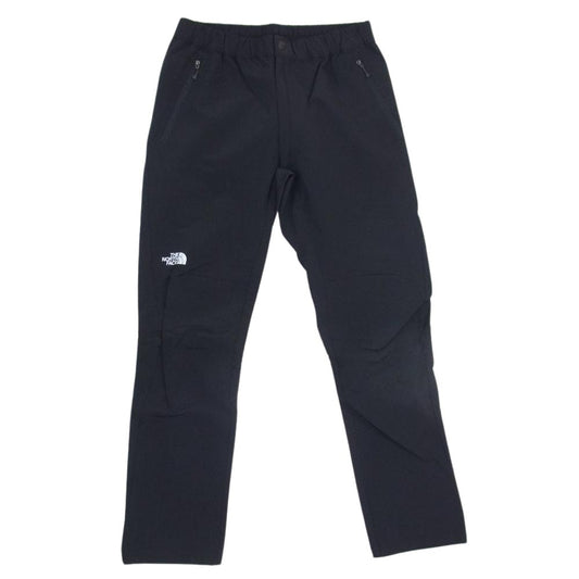 THE NORTH FACE ノースフェイス NT52927 SUMMIT SERIES サミットシリーズ ALPINE LIGHT PANTS アルパイン ライト ナイロン トラック パンツ ロゴ ブラック系 S【中古】