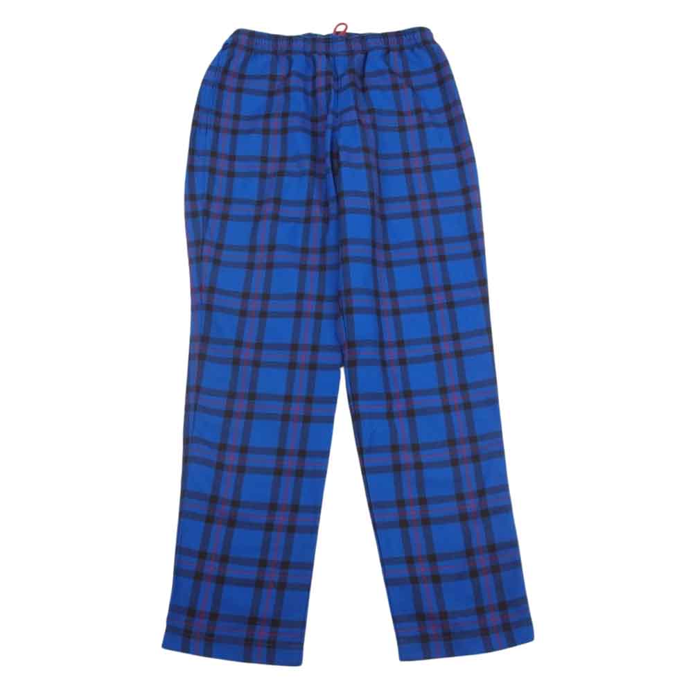 スリーフェイス エリオット タータンチェック イージー パンツ ブルー ブルー系 S【中古】