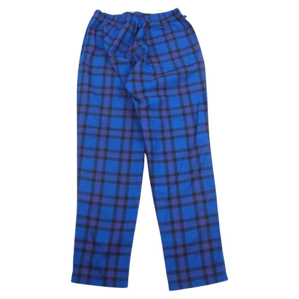 スリーフェイス エリオット タータンチェック イージー パンツ ブルー ブルー系 S【中古】