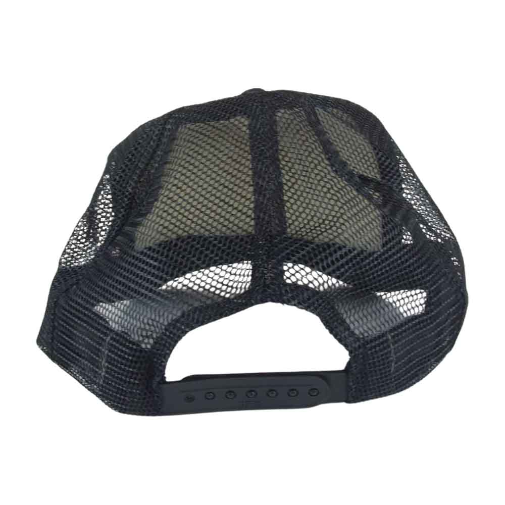 サンディニスタエクスペリエンス × black eddie ブラックエディ パッチワーク 6パネル メッシュ キャップ  ブラック系 OS【中古】