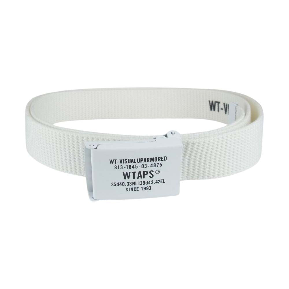 WTAPS ダブルタップス GIB BELT ガチャ ベルト ホワイト系【中古】
