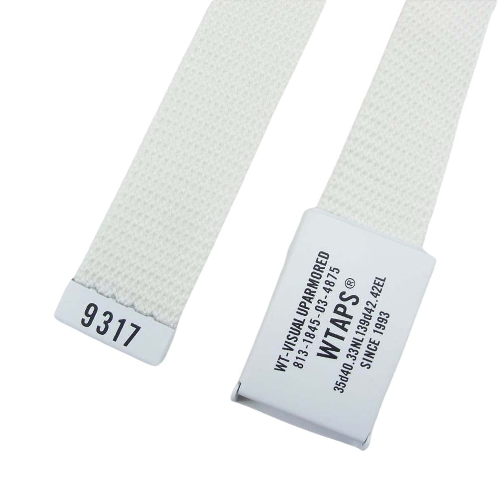 WTAPS ダブルタップス GIB BELT ガチャ ベルト ホワイト系【中古】