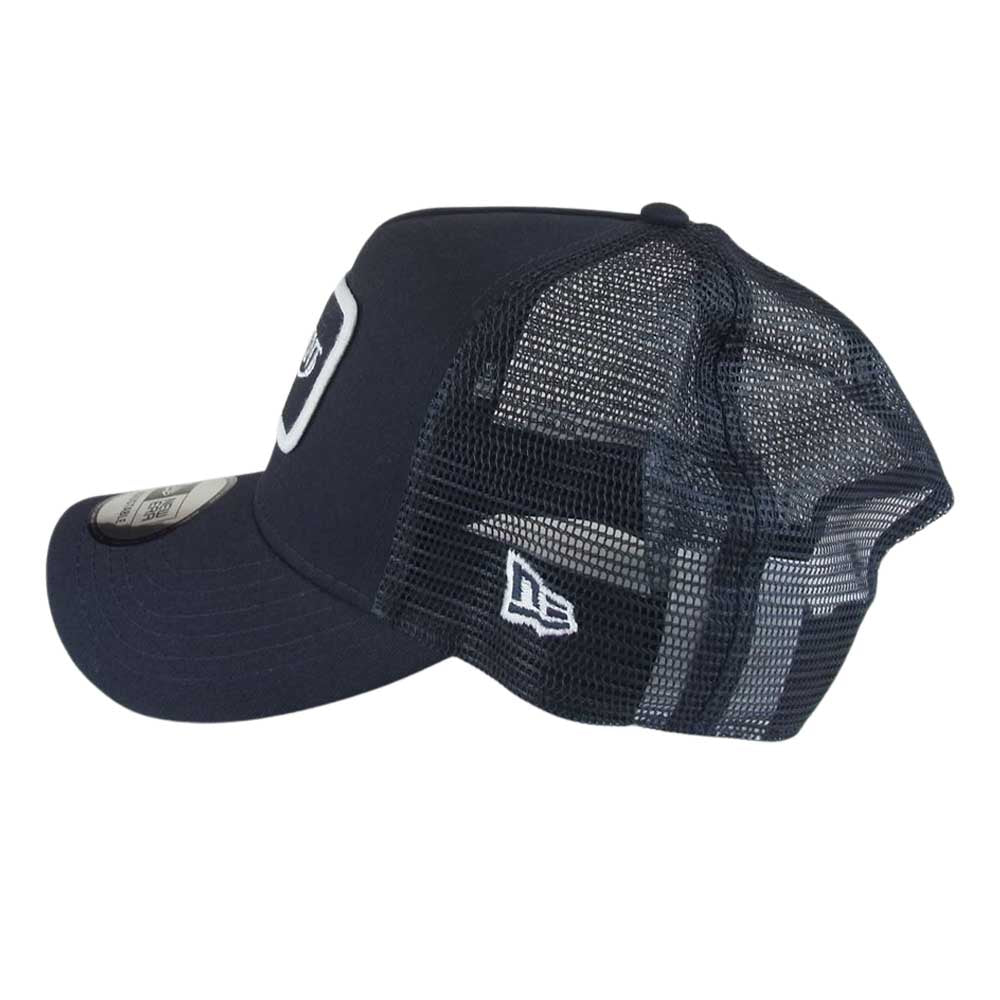 FRAGMENT DESIGN フラグメントデザイン ロゴ ワッペン メッシュ トラッカー キャップ ネイビー系【中古】